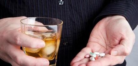 L'alcool comme raison de la digestion incorrecte