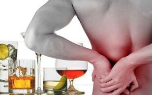 L'alcool viole le travail des reins